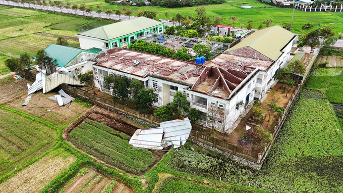 Trường mầm non Mai Phụ (xã Mai Phụ) bị thiệt hại nặng sau bão số 5. Trường mầm non Mai Phụ (xã Mai Phụ) bị thiệt hại nặng sau bão số 5.