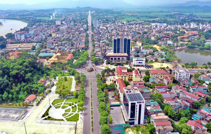 Một góc thành phố Tuyên Quang nhìn từ trên cao. Ảnh tư liệu: TTXVN phát Một góc thành phố Tuyên Quang nhìn từ trên cao. Ảnh tư liệu: TTXVN phát