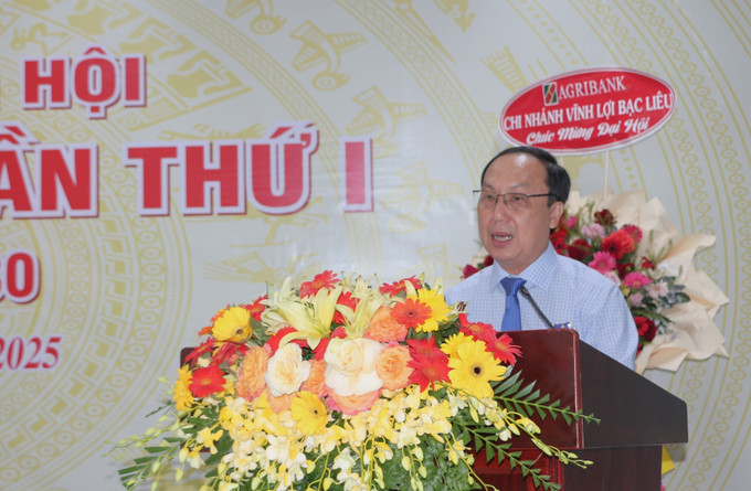 Ông Phan Hoàng Vũ, Phó Chủ tịch HĐND tỉnh Cà Mau, phát biểu chỉ đạo tại Đại hội. Ông Phan Hoàng Vũ, Phó Chủ tịch HĐND tỉnh Cà Mau, phát biểu chỉ đạo tại Đại hội.