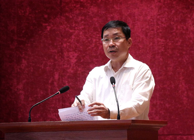 Đồng chí Bùi Văn Luyến, Chủ tịch Ủy ban Mặt trận Tổ quốc Việt Nam tỉnh Hòa Bình phát biểu tại hội nghị. Đồng chí Bùi Văn Luyến, Chủ tịch Ủy ban Mặt trận Tổ quốc Việt Nam tỉnh Hòa Bình phát biểu tại hội nghị.