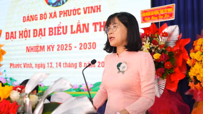 Ủy viên Ban Thường vụ Tỉnh ủy, Phó Chủ tịch Thường trực HĐND tỉnh Tây Ninh Nguyễn Đài Thy phát biểu chỉ đạo tại Đại hội.