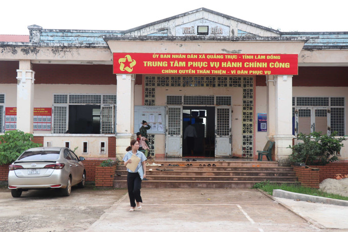 Trung tâm phục vụ hành chính công xã biên giới Quảng Trực (Lâm Đồng). Trung tâm phục vụ hành chính công xã biên giới Quảng Trực (Lâm Đồng).