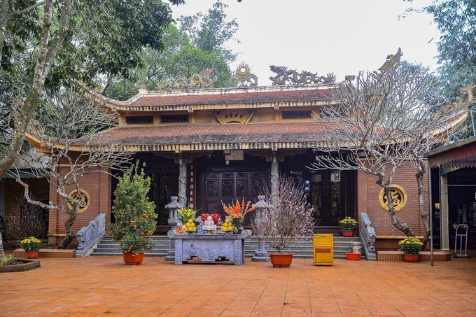 Di tích Am Tiên được chỉnh trang, tu bổ nhằm tạo diện mạo khang trang, trang nghiêm trong dịp đầu Xuân mới.