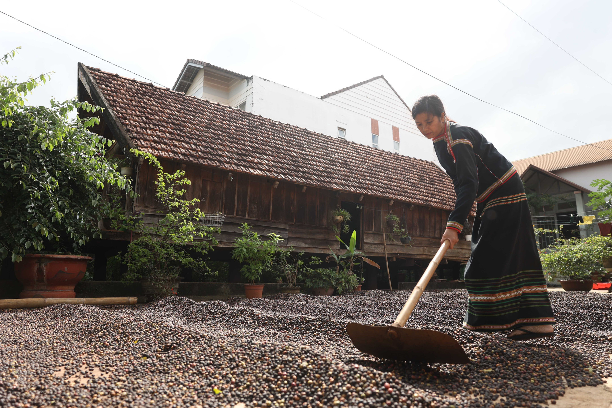 Nhà dài ở buôn Akŏ Dhông là nơi sinh sống và lưu truyền các phong tục tập quán tốt đẹp của đồng bào Ê Đê.