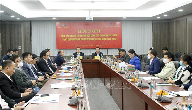 Quang cảnh Hội nghị. Ảnh: Văn Điệp – TTXVN Tăng cường tuyên truyền chính sách dân tộc của Đảng, Nhà nước trên sóng phát thanh ảnh 3