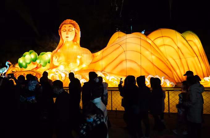 Rực rỡ Lễ hội Đèn lồng ở Trung Quốc ảnh 9