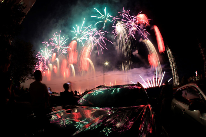 Festival pháo hoa quốc tế Moskva lần thứ 7 ảnh 1