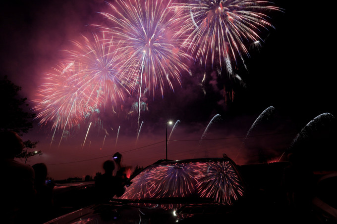 Màn trình diễn pháo hoa của đội PyroMag (Kyrgyzstan). Ảnh: Trần Hiếu - PV TTXVN tại Nga Festival pháo hoa quốc tế Moskva lần thứ 7 ảnh 5