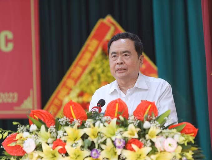 Phó Chủ tịch Thường trực Quốc hội Trần Thanh Mẫn dự Ngày hội Đại đoàn kết toàn dân tộc tại Bắc Giang ảnh 1