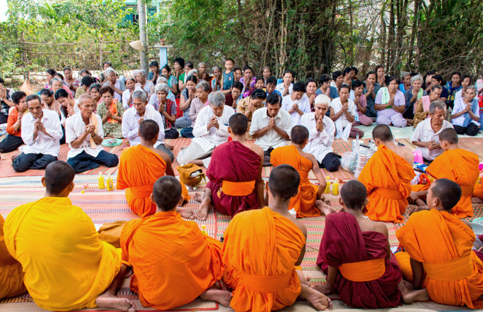 Lễ hội Thắc Côn thể hiện ước vọng của đồng bào Khmer ở Sóc Trăng về một sự an lành, hạnh phúc, cầu mong mưa thuận gió hòa, mùa màng bội thu. Ảnh: Cao Long Đầu năm đi chơi hội Thắc Côn ảnh 3