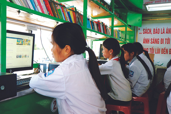 Văn hóa đọc đến với học sinh vùng cao biên giới ảnh 1 Văn hóa đọc đến với học sinh vùng cao biên giới ảnh 1