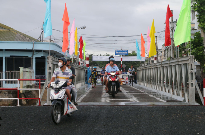 Người dân phấn khởi khi phà Vàm Cống "hồi sinh" sau hơn 4 năm dừng hoạt động ảnh 2