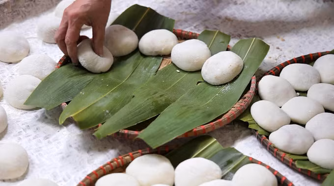 Bánh bạc đầu của người Sán Dìu ảnh 3