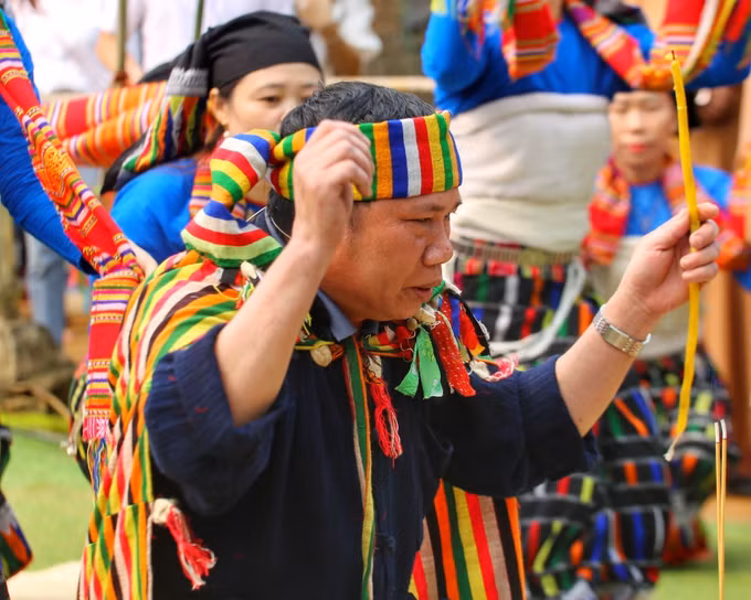 Tái hiện Lễ Chá Mùn của người Thái đen (Thanh Hóa) ảnh 4