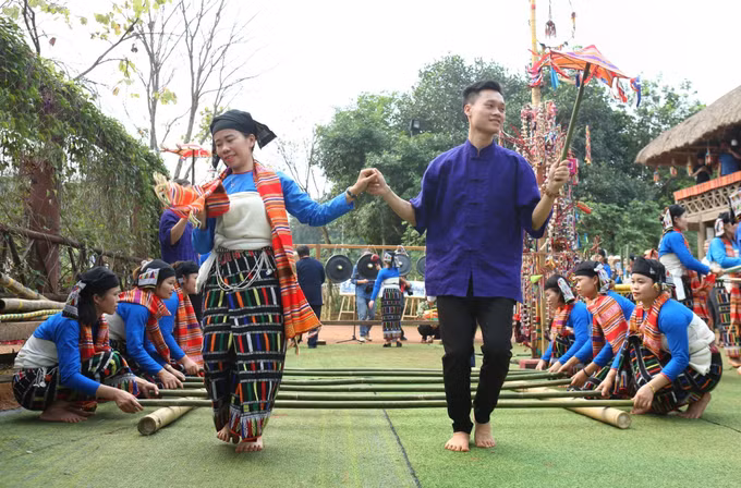 Tái hiện Lễ Chá Mùn của người Thái đen (Thanh Hóa) ảnh 22