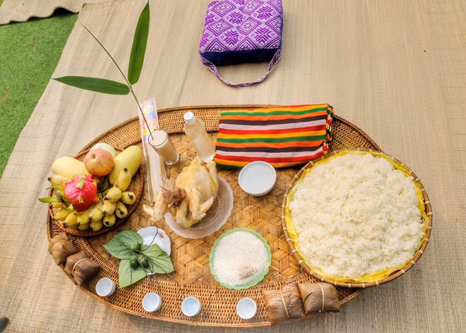 Tái hiện Lễ Chá Mùn của người Thái đen (Thanh Hóa) ảnh 23