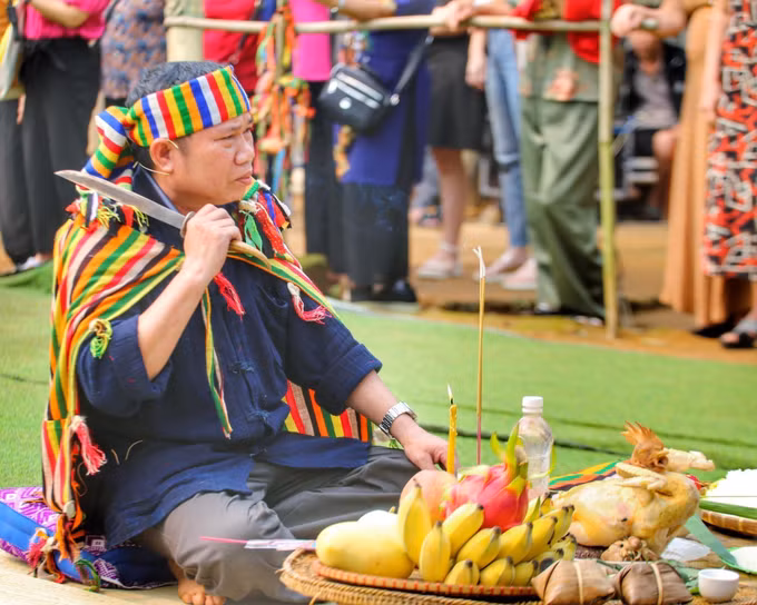 Tái hiện Lễ Chá Mùn của người Thái đen (Thanh Hóa) ảnh 3