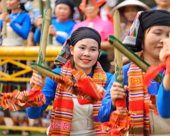 Tái hiện Lễ Chá Mùn của người Thái đen (Thanh Hóa) ảnh 20