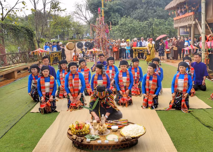 Tái hiện Lễ Chá Mùn của người Thái đen (Thanh Hóa) ảnh 13