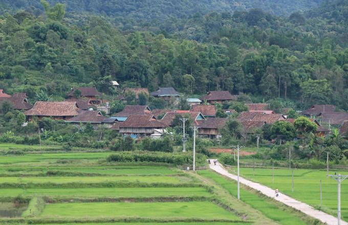 Ngày 29/6/2006, Bộ Văn hóa Thông tin (nay là Bộ Văn hóa, Thể thao và Du lịch) đã ký Quyết định số 2620/QĐ-BVHTT công nhận bản Che Căn, xã Mường Phăng là bản truyền thống tiêu biểu dân tộc ít người và là một trong 20 bản văn hóa truyền thống của cả nước được đầu tư, bảo tồn. Ảnh: Xuân Tiến Mường Phăng ngày ấy, bây giờ ảnh 4
