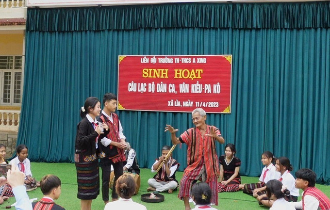 Quảng Trị đưa văn hoá dân gian đồng bào dân tộc thiểu số Pakô-Vân Kiều vào giáo dục học đường ảnh 6
