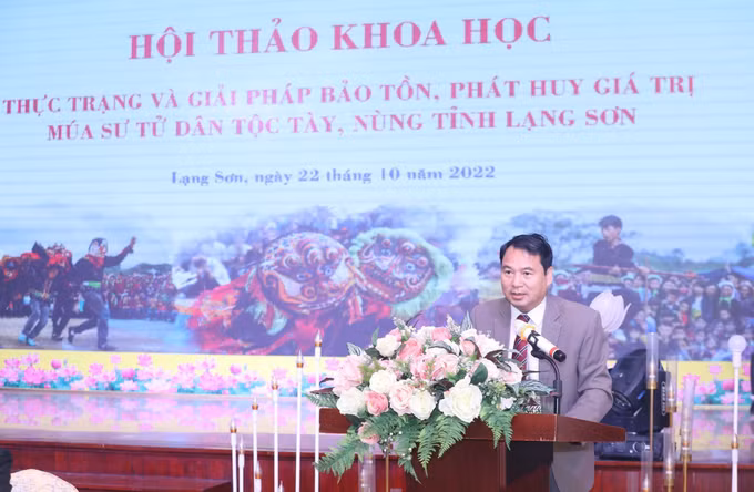 Lạng Sơn bảo tồn, phát huy giá trị múa sư tử dân tộc Tày, Nùng gắn với phát triển du lịch ảnh 2