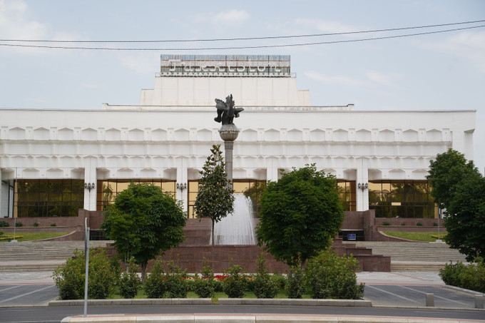 Cung văn hóa Turkestan ở thủ đô Tashkent. Ảnh: Duy Trinh - PV TTXVN tại Nga Uzbekistan, vùng đất với những di sản nghìn năm ảnh 9