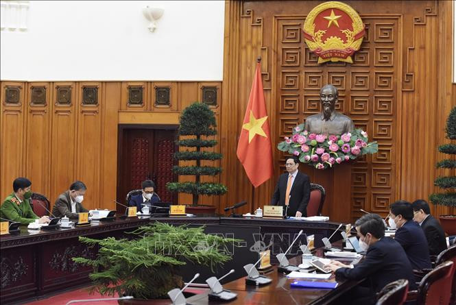 Thủ tướng Phạm Minh Chính kết luận cuộc họp. Ảnh: Dương Giang-TTXVN Thủ tướng Phạm Minh Chính: Ứng dụng dữ liệu dân cư góp phần xây dựng Chính phủ số, xã hội số, kinh tế số, công dân số ảnh 1