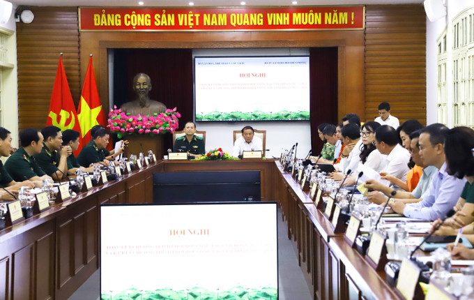Quang cảnh Hội nghị. Ảnh: Thu Hải Đưa văn hóa tinh thần đến gần hơn nữa với quân dân trên các tuyến biên giới, biển đảo ảnh 1