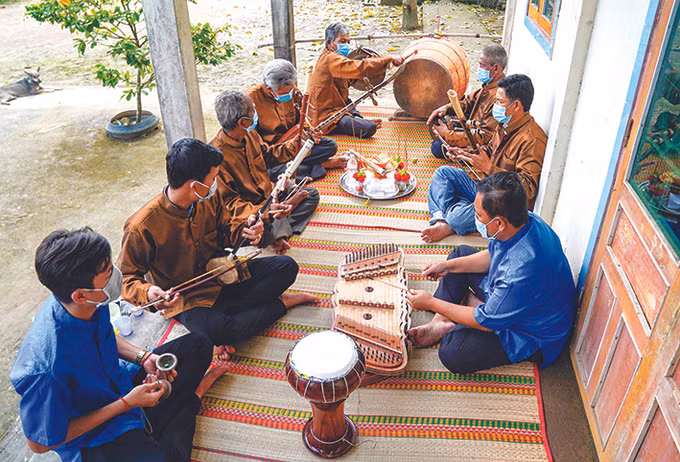 Bảo tồn dàn nhạc trống lớn của người Khmer ảnh 1