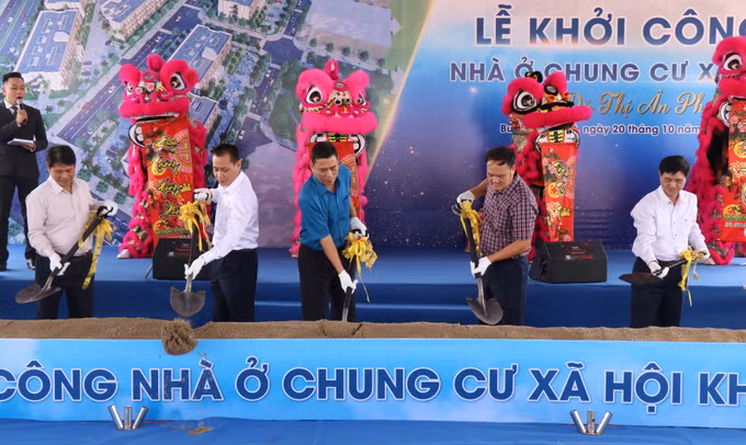 Đắk Lắk: Khởi công xây dựng 330 căn nhà ở xã hội ảnh 1