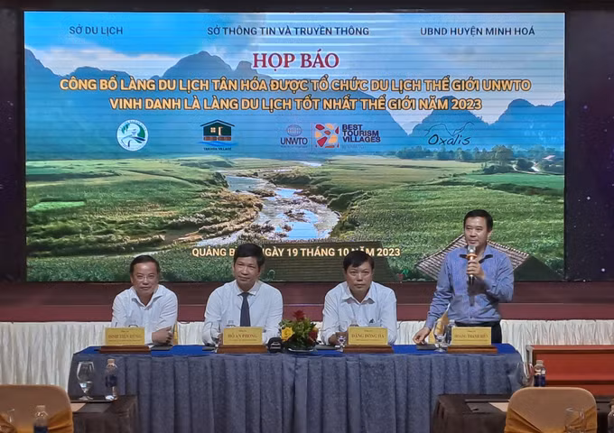 Tân Hóa (Quảng Bình) được vinh danh là Làng Du lịch tốt nhất thế giới năm 2023 ảnh 2