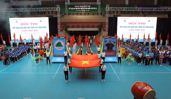 Khai mạc Hội thi thể thao các dân tộc thiểu số toàn quốc lần thứ XII ảnh 1