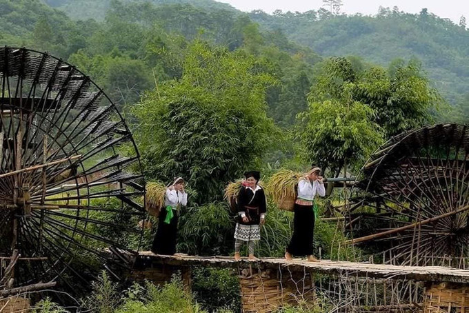 Xã Khả Cửu, huyện Thanh Sơn, Phú Thọ là nơi sinh sống của bà con dân tộc Mường với nhiều cảnh đẹp tự nhiên và nét văn hoá độc đáo...Ảnh: giaoducthudo.vn Sắc mới vùng “Tam Cửu” ảnh 2