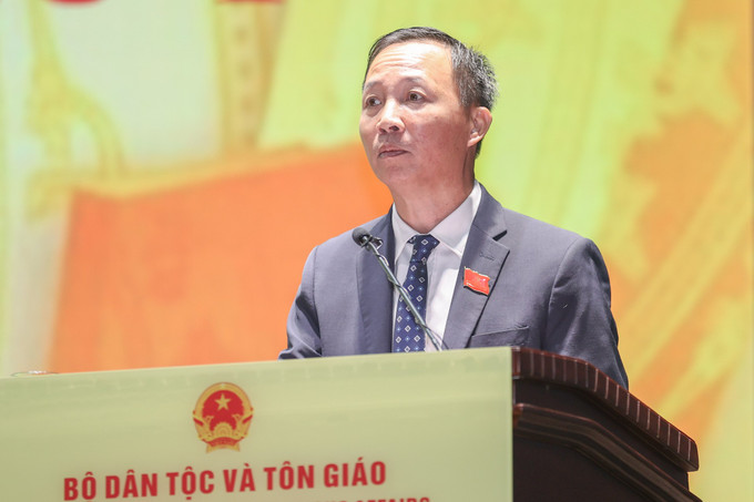 Trưởng Ban Tôn giáo Chính phủ Vũ Hoài Bắc. Ảnh: Viết Tôn/Báo Tin tức và Dân tộc hoaibac.jpg