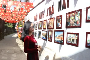 Phố cổ Bao Vinh 'thức giấc' trong sắc Tết