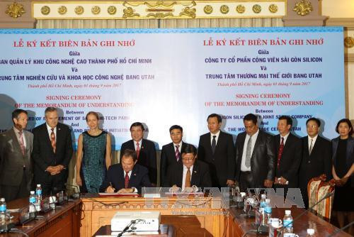 Thành phố Hồ Chí Minh và bang Utah, Hoa Kỳ thúc đẩy hợp tác thương mại và công nghệ cao