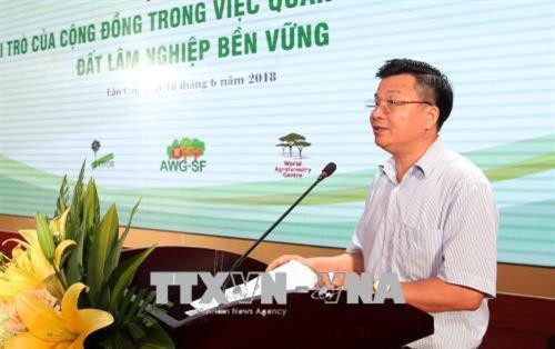 Hội thảo "Nâng cao vai trò của cộng đồng trong quản lý và sử dụng đất lâm nghiệp bền vững"