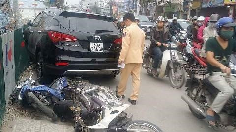"Xe điên" đâm liên hoàn trên đường Trường Chinh, Hà Nội