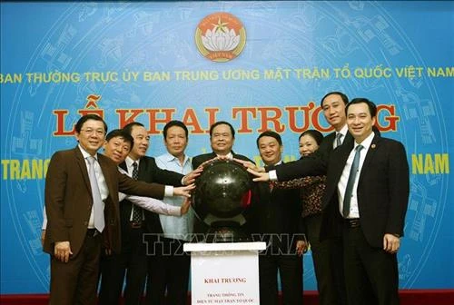 Ra mắt Trang thông tin điện tử Mặt trận Tổ quốc Việt Nam phiên bản mới