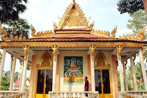 Aranhứt - Chùa Khmer cổ nhất ở Hậu Giang