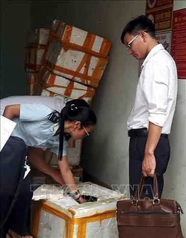 Kiểm soát, ngăn chặn tôm càng đỏ tại các cửa khẩu ở Lào Cai