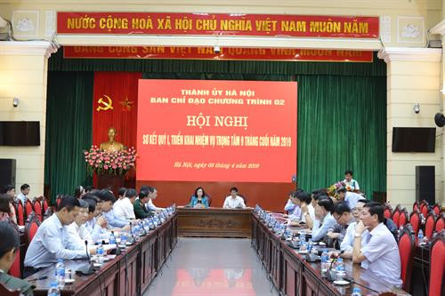 Hà Nội tổ chức Hội nghị sơ kết công tác xây dựng nông thôn mới quý I/2019