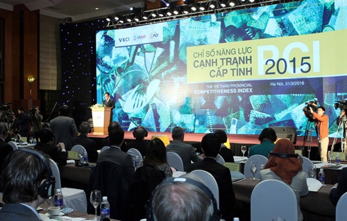 Công bố báo cáo Chỉ số năng lực cạnh tranh cấp tỉnh 2015