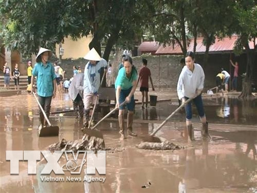Thanh Hóa khắc phục hậu quả mưa lũ trước thềm năm học mới 2018-2019