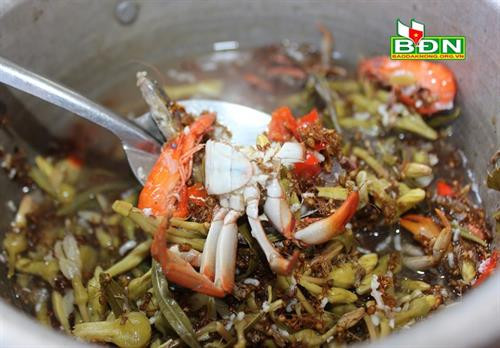 Món canh chua kiến vàng của người Ê đê