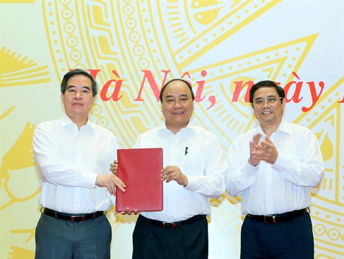 Thủ tướng Nguyễn Xuân Phúc dự lễ công bố Quyết định của Bộ Chính trị về công tác cán bộ của Ban Chỉ đạo Tây Bắc