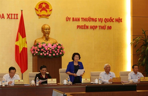 Phiên họp thứ 50 Ủy ban Thường vụ Quốc hội khóa XIII