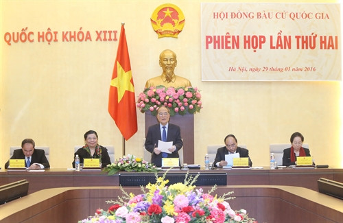 Phiên họp thứ hai của Hội đồng bầu cử quốc gia