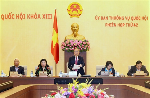 Phiên họp thứ 42, Ủy ban Thường vụ Quốc hội khóa XIII